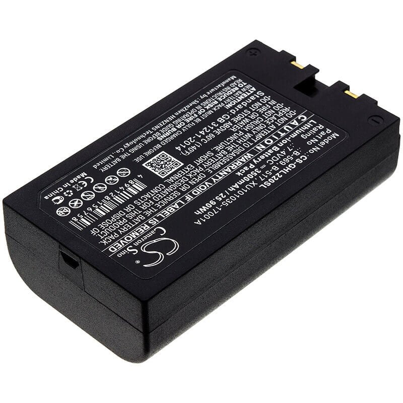 7.4V, Li-ion, 3500mAh, Batterie d'équipement compatible avec Graphtec, B-569, GL200, Gl200a, 25.9Wh Équipement, Enquête, Test Cameron Sino Technology Limited