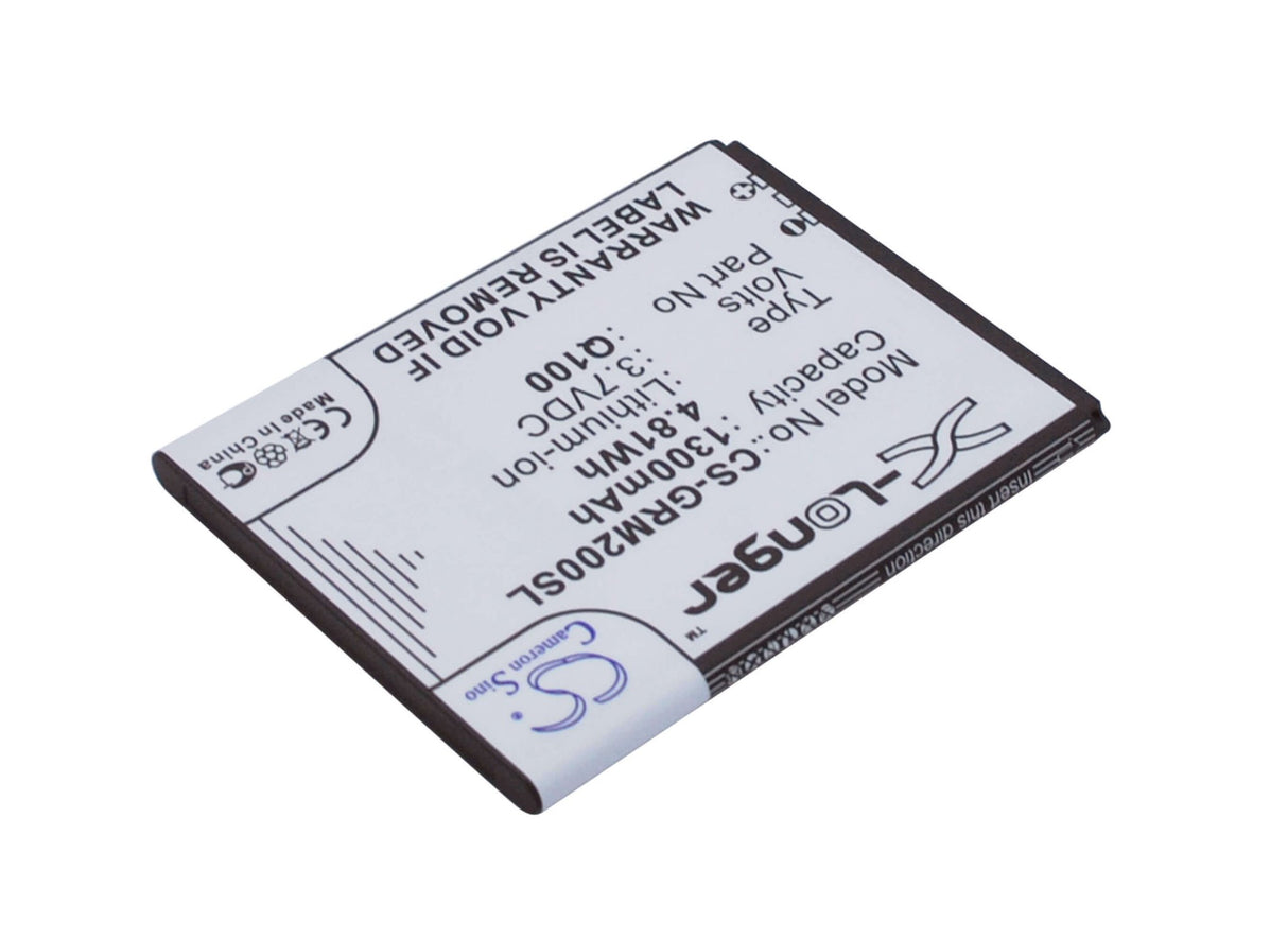 3.7V, Li-ion, 1300mAh, SmartPhone battery fits Green Orange, Q100, Mars 1, 4.81Wh Mobile, SmartPhone Cameron Sino Technology Limited (Suspended)