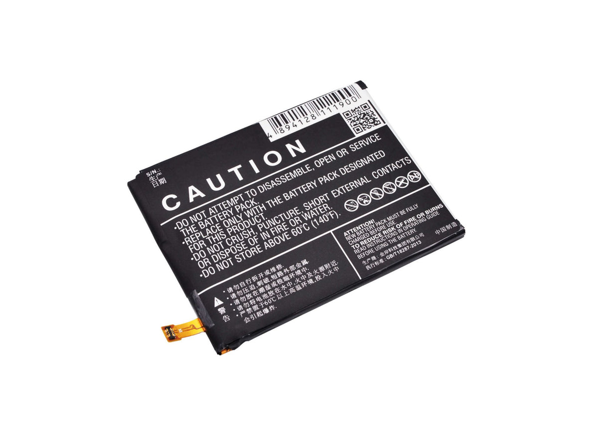 3.8V, Li-Polymer, 3000mAh, SmartPhone battery fits Green Orange, Qcsha12, Jl610, N2, 11.4Wh Mobile, SmartPhone Cameron Sino Technology Limited (Smartphone)