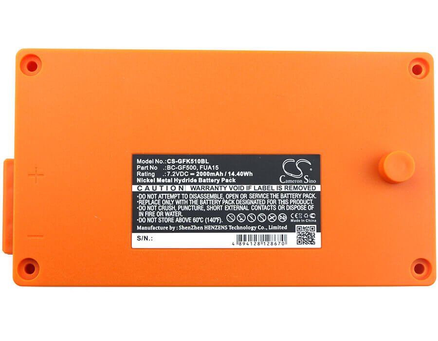 Battery For Gross Funk Crane Remote Control, Gf500 7.2v, 2000mah - 14.40wh Crane Remote Control Cameron Sino Technology Limited