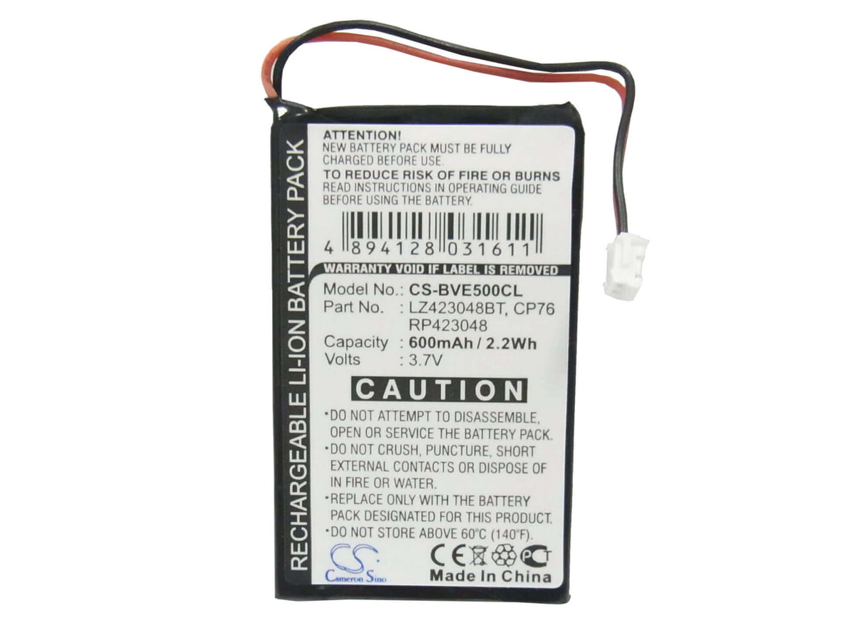 3.7V, Li-ion, 600mAh, Cordless Phone battery fits Uniross, Grundig, Bti, Hitachi, Cp76, Verve 500, Verve 500 Black, 2.22Wh Cordless Phone Cameron Sino Technology Limited (Cordless Phone)