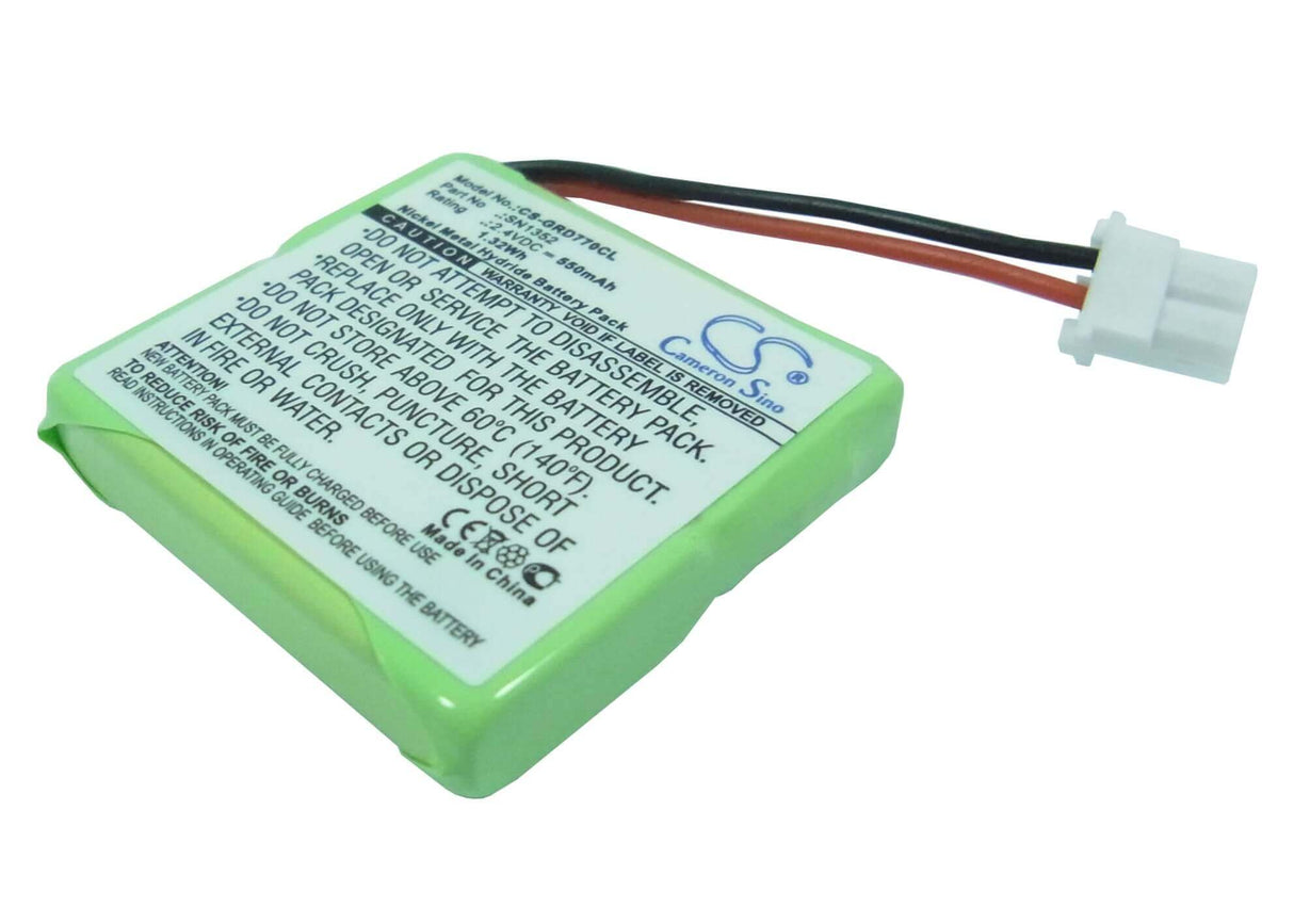 2,4V, Ni-MH, 550mAh, batterie de téléphone sans fil compatible avec Grundig, Sn1352, D770a, 1,32Wh Téléphone sans fil Cameron Sino Technology Limited (Téléphone sans fil)