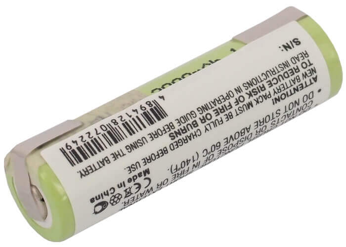 1.2V, Ni-MH, 2000mAh, Shaver battery fits Grundig, Braun, Remington, Norelco, Philips, Wahl, 138-10584, Activator 360, Activator 8000, 2.4Wh Shaver Cameron Sino Technology Limited