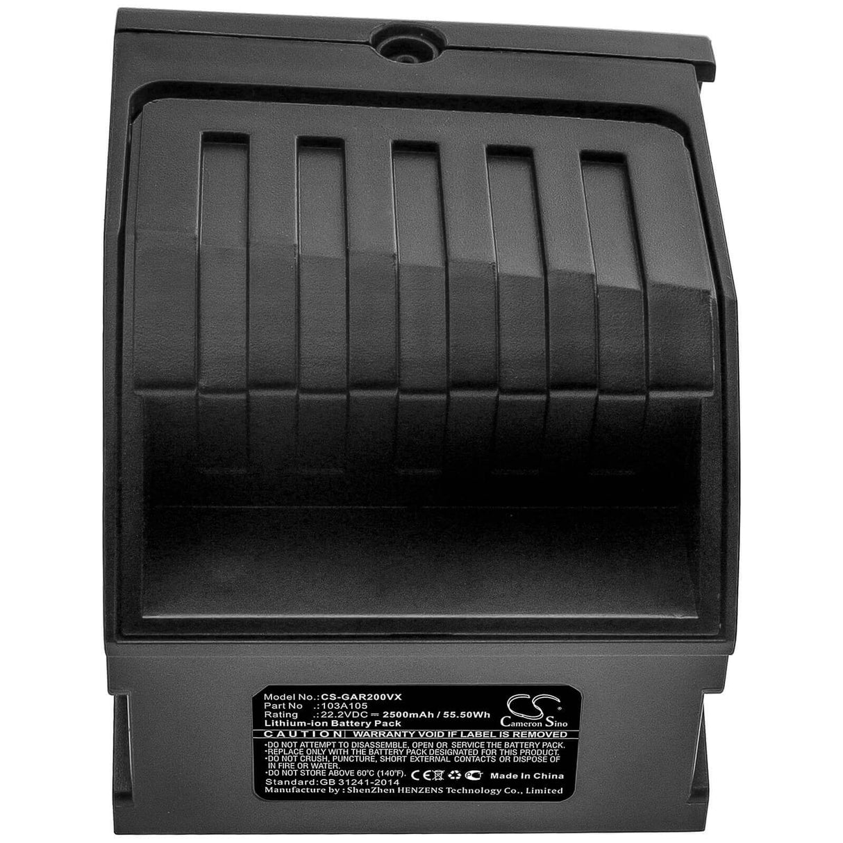 22.2V, Li-ion, 2500mAh, Vacuum battery fits Gtech, Airram Mk2, Airram Mk2 K9, Ar20, 55.50Wh Vacuum Cameron Sino Technology Limited