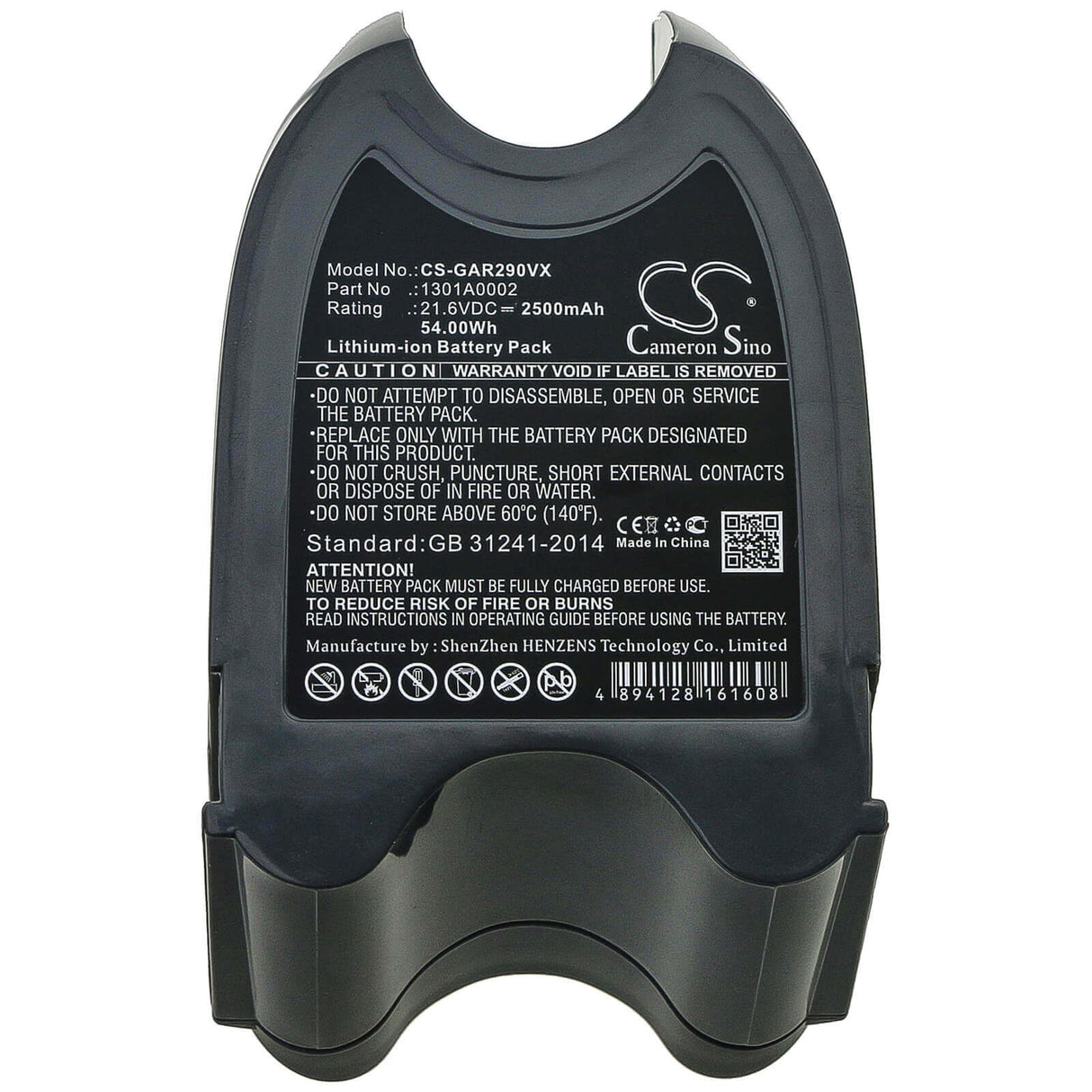 Vacuum Battery For Gtech, Atf011, Atf024, Atf027 22v, 2500mah - 55.00wh Vacuum Cameron Sino Technology Limited