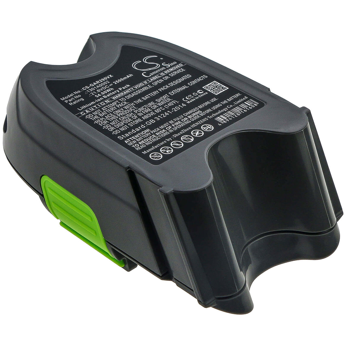 Vacuum Battery For Gtech, Atf011, Atf024, Atf027 22v, 2500mah - 55.00wh Vacuum Cameron Sino Technology Limited