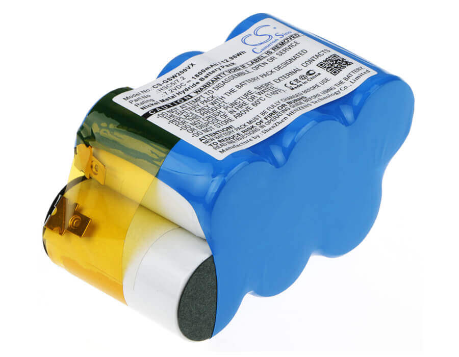 7.2V, Ni-MH, 1800mAh, Vacuum battery fits Gtech, Sw01, Sw02, Sw04, 12.96Wh Vacuum Cameron Sino Technology Limited