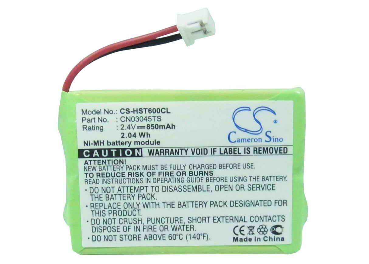2,4V, Ni-MH, 850mAh, batterie de téléphone sans fil compatible avec Hagenuk, Cn03045ts, Aio 600, 2,04Wh Téléphone sans fil Cameron Sino Technology Limited (Téléphone sans fil)