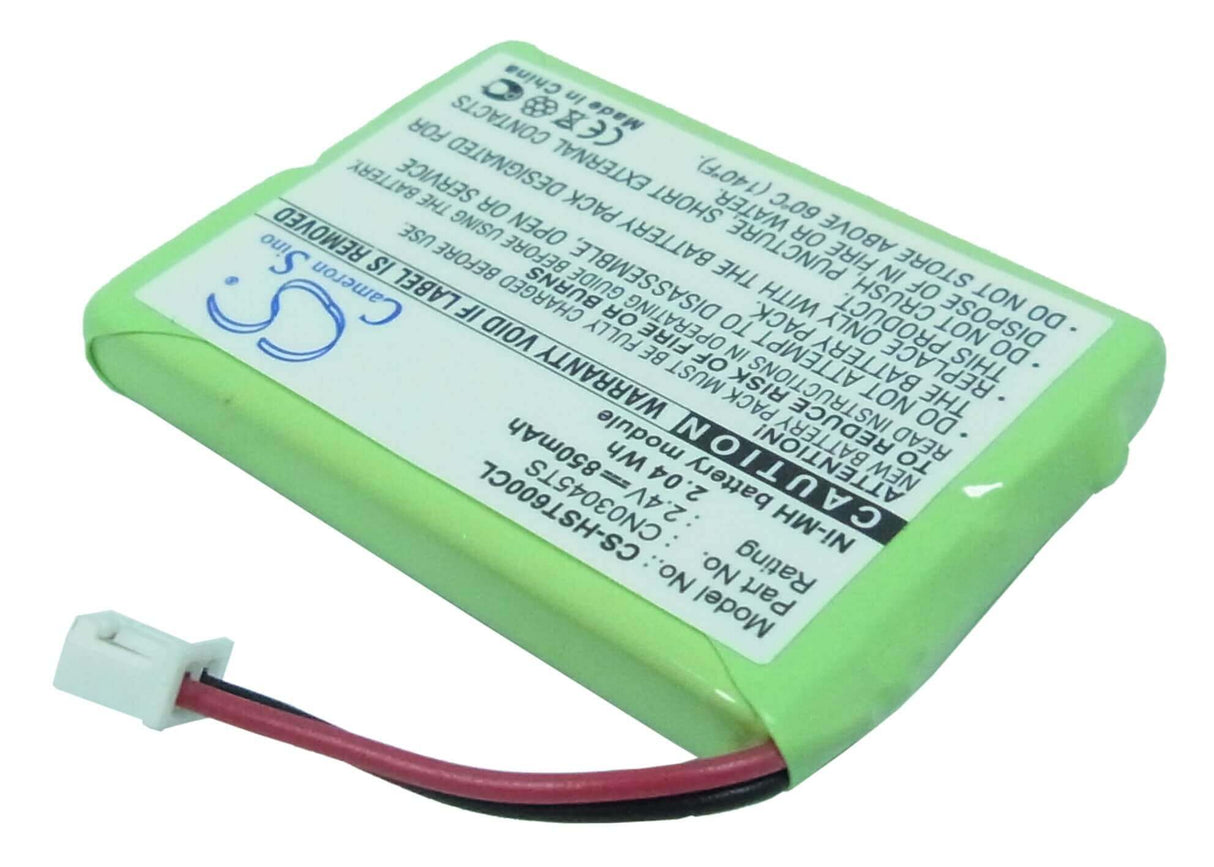 2,4V, Ni-MH, 850mAh, batterie de téléphone sans fil compatible avec Hagenuk, Cn03045ts, Aio 600, 2,04Wh Téléphone sans fil Cameron Sino Technology Limited (Téléphone sans fil)