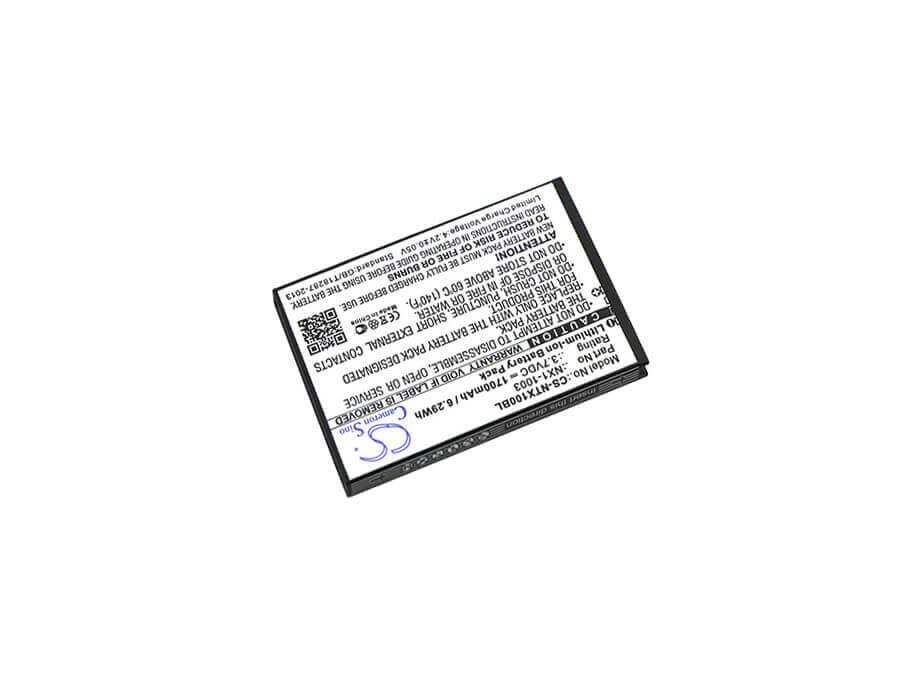 Batterie de scanner de codes-barres pour appareil portable, Nautiz X1 3.7v, 1700mah - 6.29wh Scanner de codes-barres Cameron Sino Technology Limited