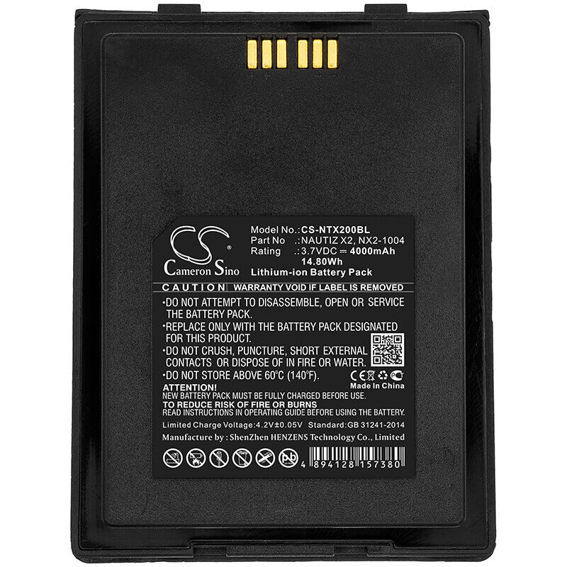 Barcode Scanner Battery For Handheld, Nautiz X2 3.7v, 4000mah - 14.80wh Barcode Scanner Cameron Sino Technology Limited