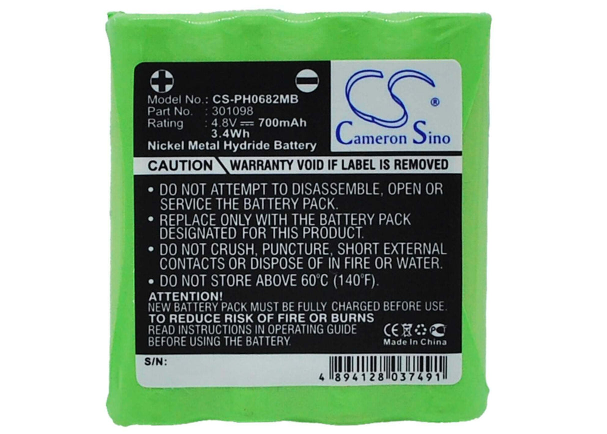 Babyphone Battery For Harting & Helling, Bug 2004 Baby Monitor 4.8v, 700mah - 3.36wh BabyPhone Cameron Sino Technology Limited