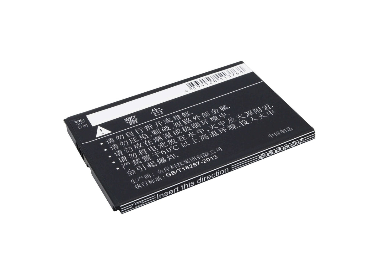 3.7V, Li-ion, 2050mAh, SmartPhone battery fits Hasee, Ym-55, X55, X55 Pro 4g, 7.59Wh Mobile, SmartPhone Cameron Sino Technology Limited (Suspended)