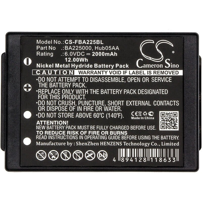 Batterie de grue pour Hbc, Linus 6, Radiomatic Eco, Spectrum 1, Spectrum 2 6v, 2000mah - 12.00wh Télécommande de grue Cameron Sino Technology Limited