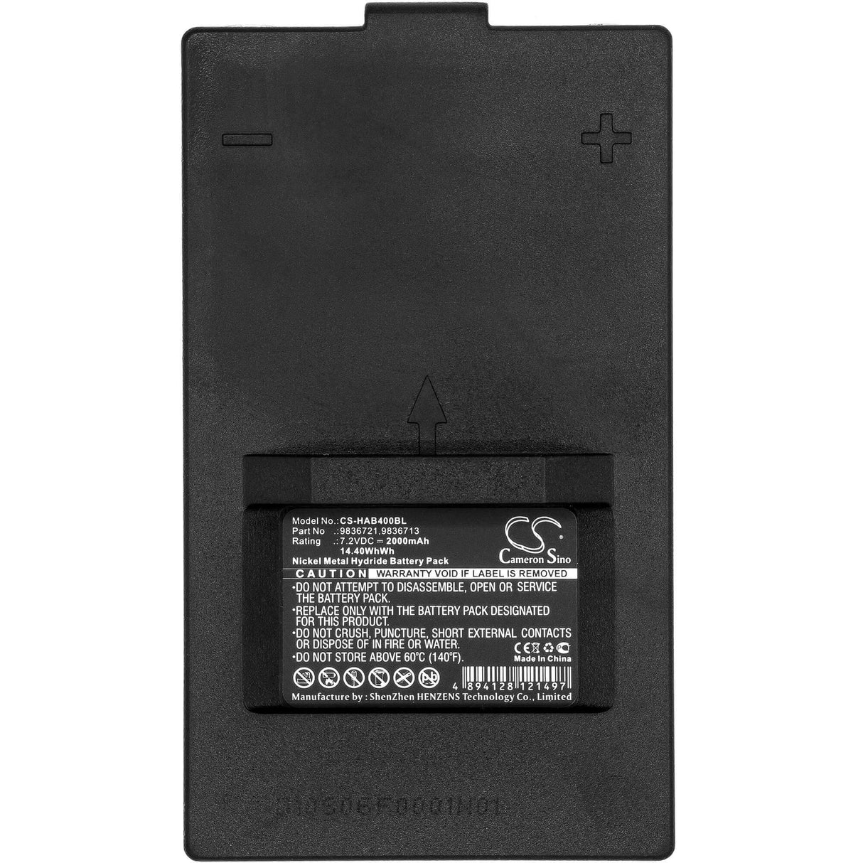 Batterie pour Hiab, 2055112, Combi Drive 5000, Hiab Hi Drive 4000, 7.2v, 2000mah - 14.40wh Télécommande de grue Cameron Sino Technology Limited