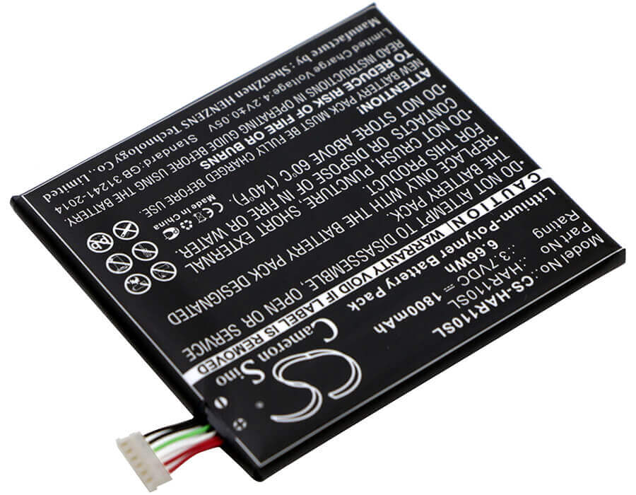 3.7V, Li-Polymer, 1800mAh, batterie de smartphone compatible avec Highscreen, Alpha Ice, 6.66Wh Mobile, SmartPhone Cameron Sino Technology Limited (Suspendu)