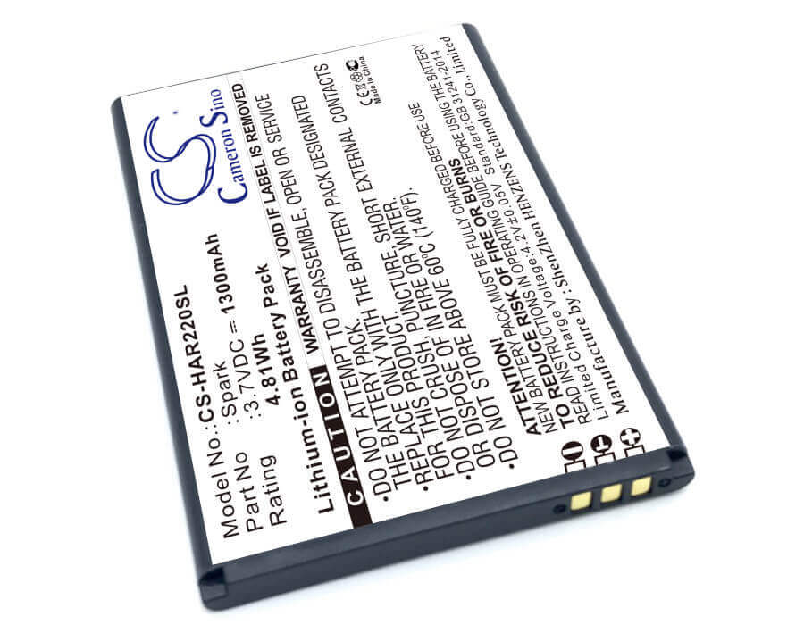 3.7V, Li-ion, 1300mAh, SmartPhone battery fits Highscreen, Spark, Spark, 4.81Wh Mobile, SmartPhone Cameron Sino Technology Limited (Smartphone)