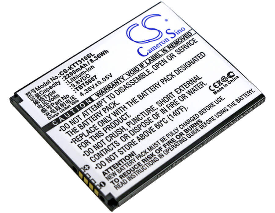 3.8V, Li-ion, 2200mAh, SmartPhone battery fits K-touch, Highscreen, Tbt5957, Spider, 8.36Wh Mobile, SmartPhone Cameron Sino Technology Limited (Smartphone)