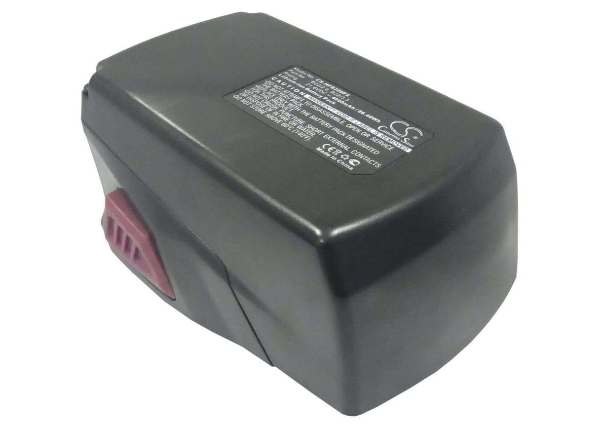 21,6V, Li-ion, 4000mAh, batterie d'outils électriques compatible avec Hilti, 2018498, Ag 125-a22, Ag 4s-a22 (125), 86,4Wh Outils électriques Cameron Sino Technology Limited (Outils électriques)