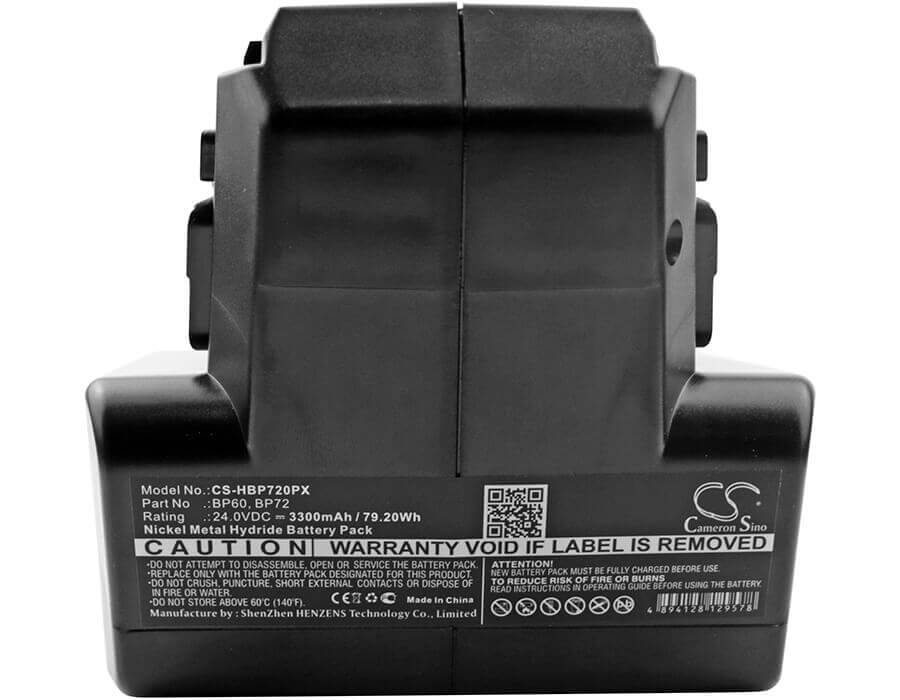 24.0V, Ni-MH, 3300mAh, Power Tools battery fits Hilti, Bp60, C 7/24, C 7/36, 79.2Wh Power Tools Cameron Sino Technology Limited (Power Tools)