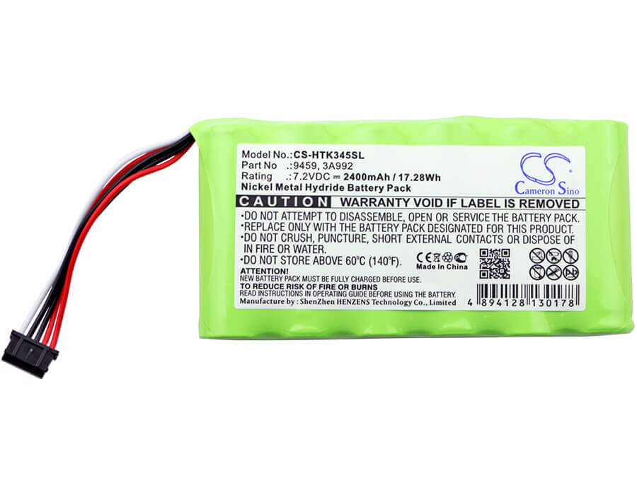 Batterie d'équipement pour Hioki, 3196, 3197, 3455 7.2v, 2400mah - 17.28wh Équipement, Enquête, Test Cameron Sino Technology Limited