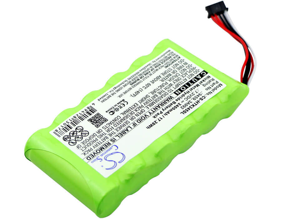 Batterie d'équipement pour Hioki, 3196, 3197, 3455 7.2v, 2400mah - 17.28wh Équipement, Enquête, Test Cameron Sino Technology Limited