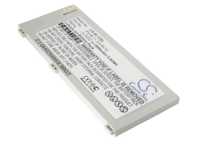 3.7V, Li-ion, 1600mAh, SmartPhone battery fits Hip Top, T-mobile, Sharp, Ea-bl12, Danger 3, 5.92Wh Mobile, SmartPhone Cameron Sino Technology Limited (Smartphone)
