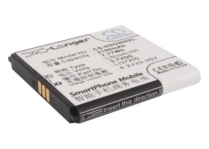 3.7V, Li-ion, 2100mAh, SmartPhone battery fits Hisense, Li37200, Hs-eg900, 7.77Wh Mobile, SmartPhone Cameron Sino Technology Limited (Smartphone)