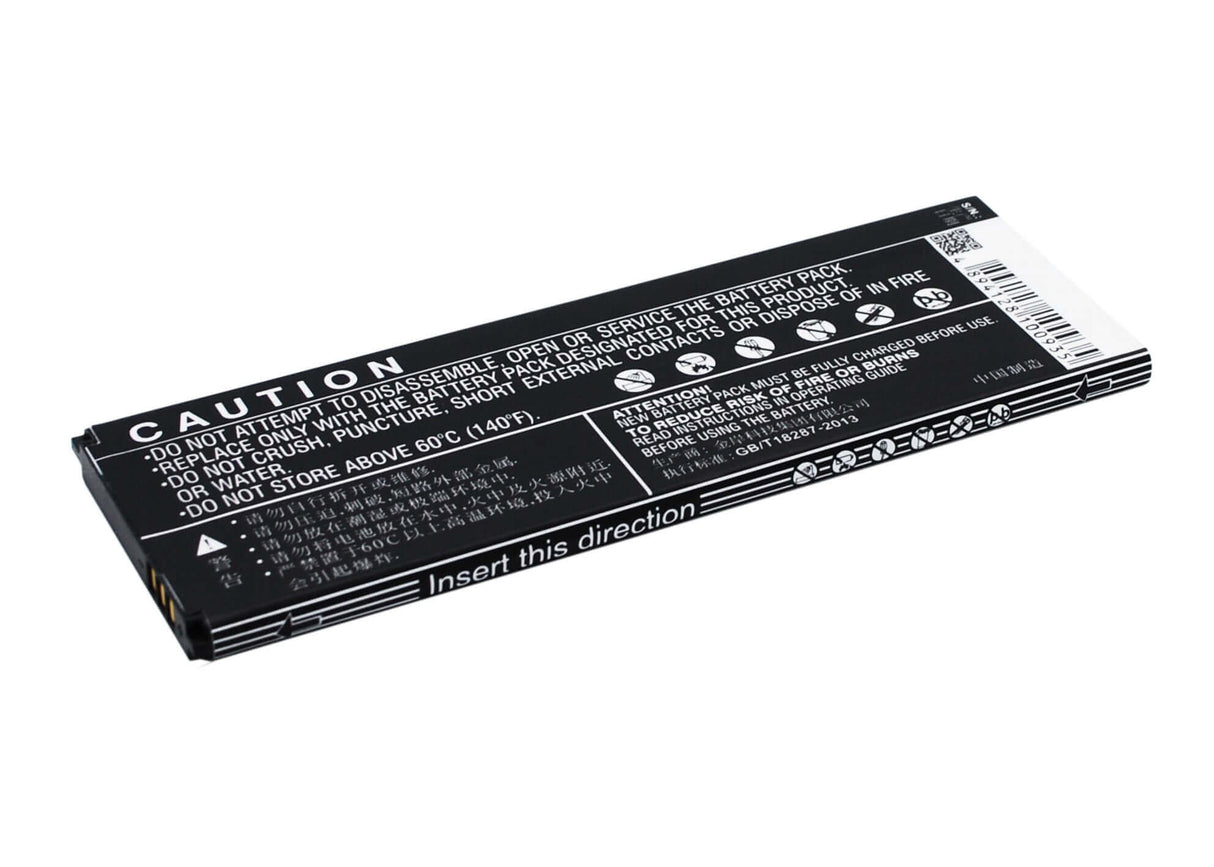 3.7V, Li-Polymer, 1800mAh, SmartPhone battery fits Hisense, Lp37200, Hs-g960, Hs-t960, 6.66Wh Mobile, SmartPhone Cameron Sino Technology Limited (Suspended)