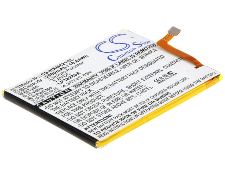 3.8V, Li-Polymer, 2800mAh, SmartPhone battery fits Hisense, Lp38280a, Hs-m821, M821, 10.64Wh Mobile, SmartPhone Cameron Sino Technology Limited (Suspended)