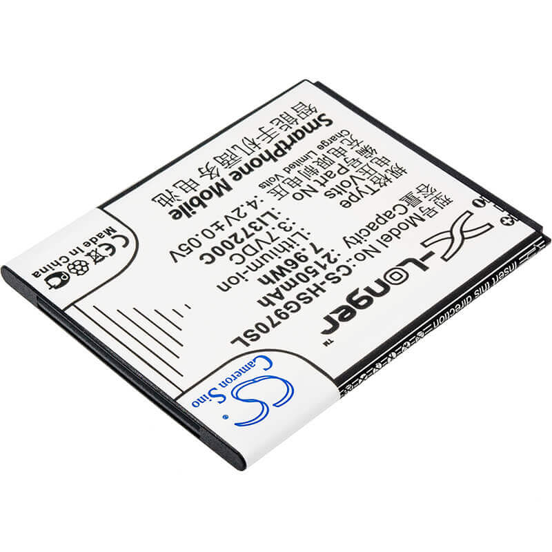 3.7V, Li-ion, 2150mAh, SmartPhone battery fits Hisense, Li37200c, E968, Eg970, 7.96Wh Mobile, SmartPhone Cameron Sino Technology Limited (Smartphone)