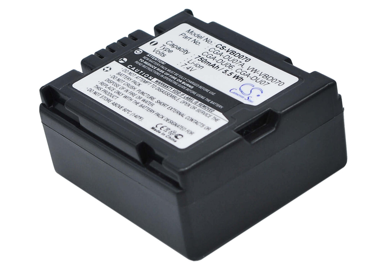 Camera Battery For Hitachi Dz-bd70, Dz-bd70a, Dz-bd70e, Dz-bd7h, 7.4v, 750mah - 5.55wh Camera Cameron Sino Technology Limited (Camera)