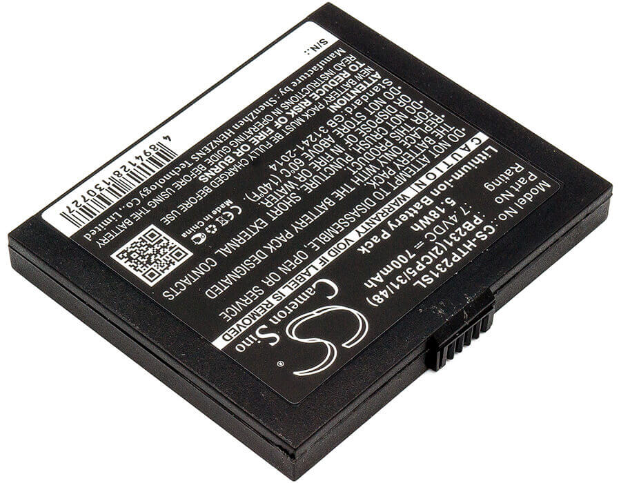 7.4V, Li-ion, 700mAh, Portable Printer battery fits Hiti, Pb231, Pringo P231, Pringo P231 Photo Printer, 5.18Wh Portable Printer Cameron Sino Technology Limited