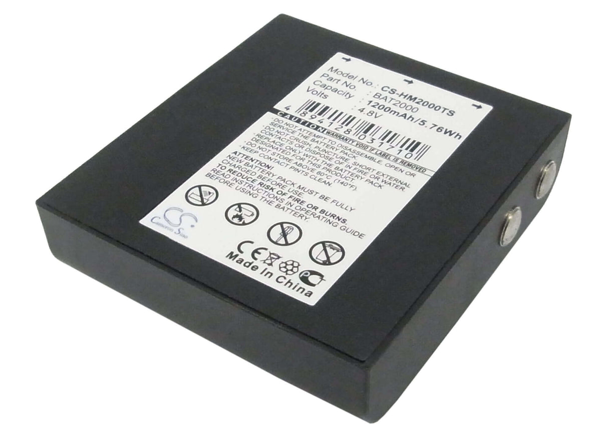 4.8V, Ni-MH, 1200mAh, Headset battery fits Hme, Bat2000, Com 2000, 5.76Wh Wireless Headset Cameron Sino Technology Limited