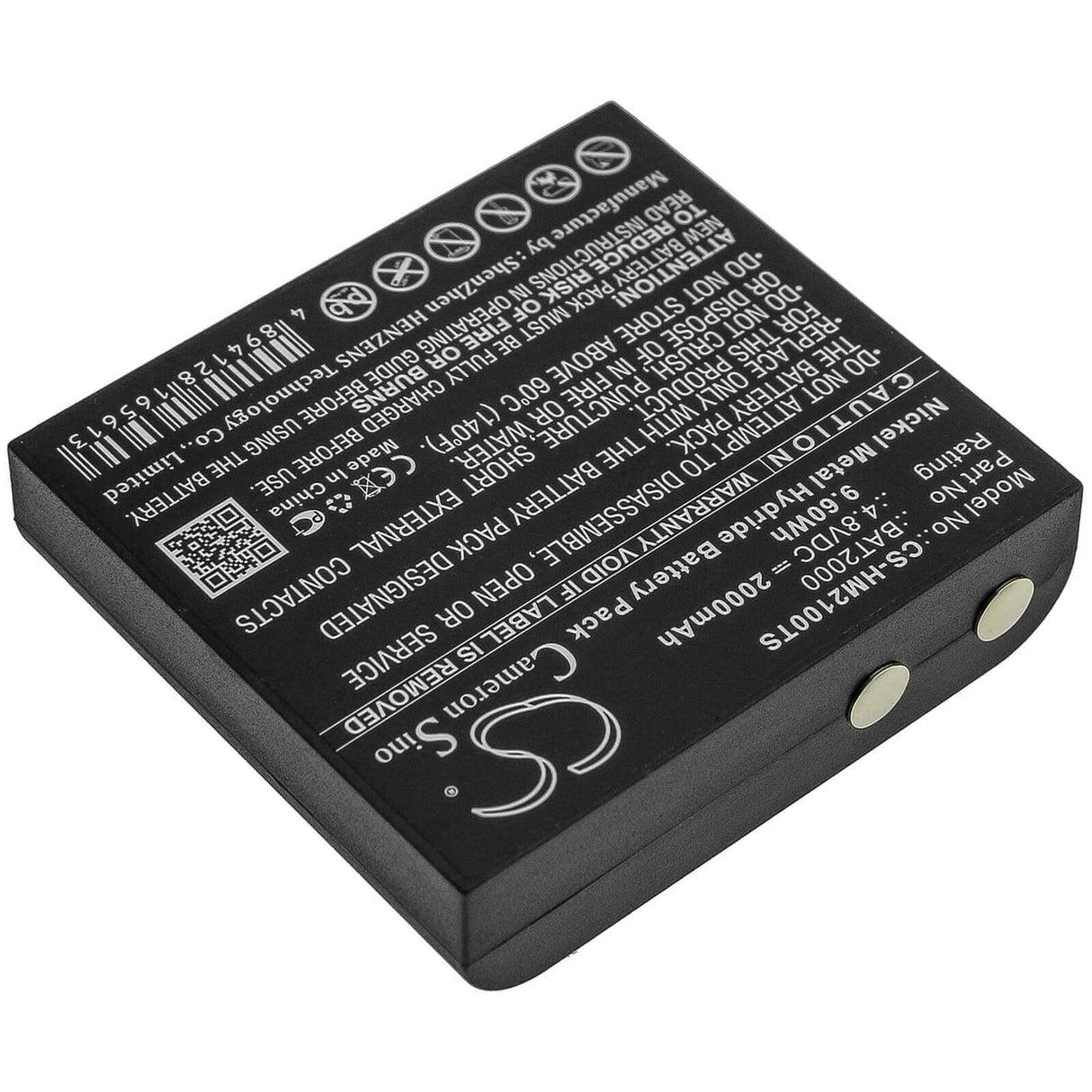 4.8V, Ni-MH, 2000mAh, Headset battery fits Hme, Bat2000, Com 2000, 9.6Wh Wireless Headset Cameron Sino Technology Limited