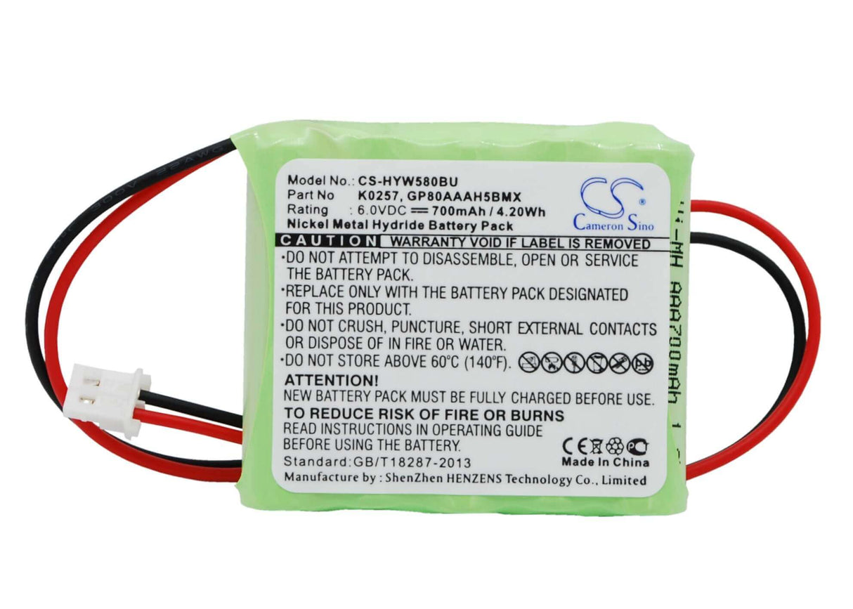 Ni-MH, Alarm Battery For Honeywell 5800rp Wireless, 5800rp Wireless Repeater 6.0v, 700mah - 4.20wh Alarm System Cameron Sino Technology Limited