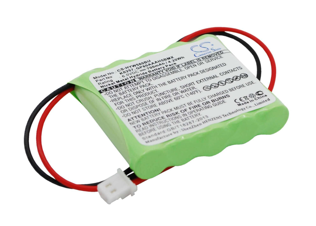 Ni-MH, Alarm Battery For Honeywell 5800rp Wireless, 5800rp Wireless Repeater 6.0v, 700mah - 4.20wh Alarm System Cameron Sino Technology Limited