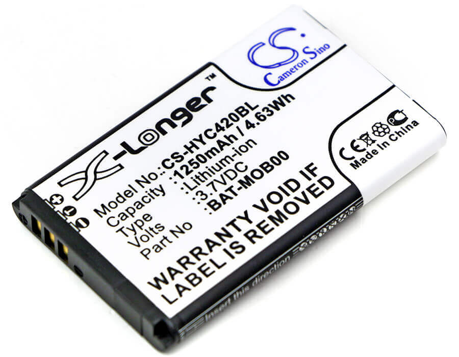 Batterie de scanner de code-barres pour Honeywell, 70e, 75e, Captuvo 70e, Captuvo 75e, Captuvo Sl22 3.7v, 1250mah - 4.63wh Scanner de code-barres Cameron Sino Technology Limited