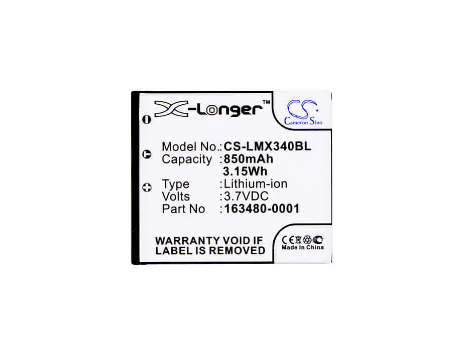 Batterie de scanner de code-barres pour Honeywell, 8650, 8670, Voyager 1602g 3.7v, 850mah - 3.15wh Scanner de code-barres Cameron Sino Technology Limited