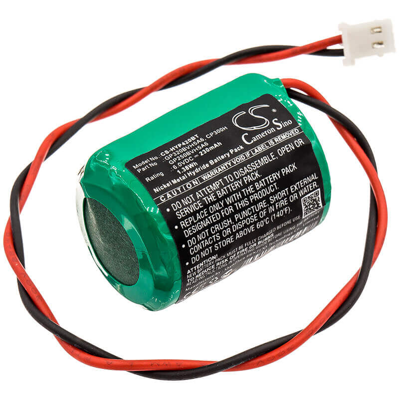 Ni-MH, Alarm Battery For Honeywell, 8ep420, Ade Reson8, Ag6/wb 6v, 230mah - 1.38wh Alarm System Cameron Sino Technology Limited