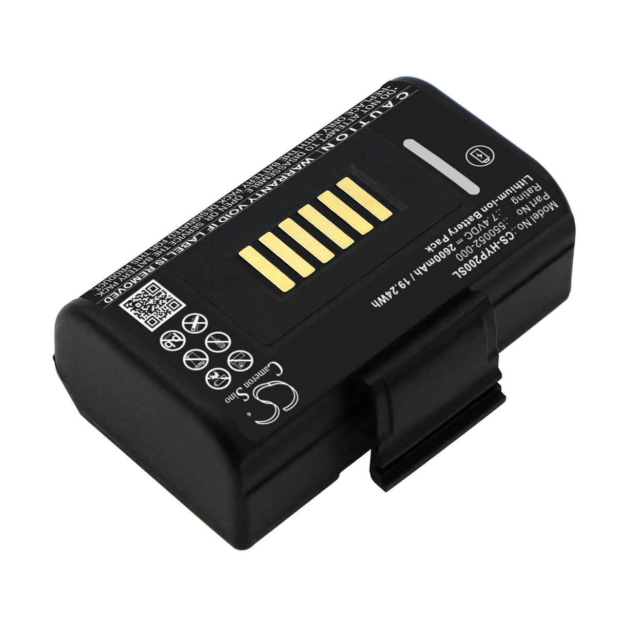 7.4V, Li-ion, 2600mAh, Portable Printer battery fits Datamax, Honeywell, 50133975-001, Oneil Printer, 19.24Wh Portable Printer Cameron Sino Technology Limited