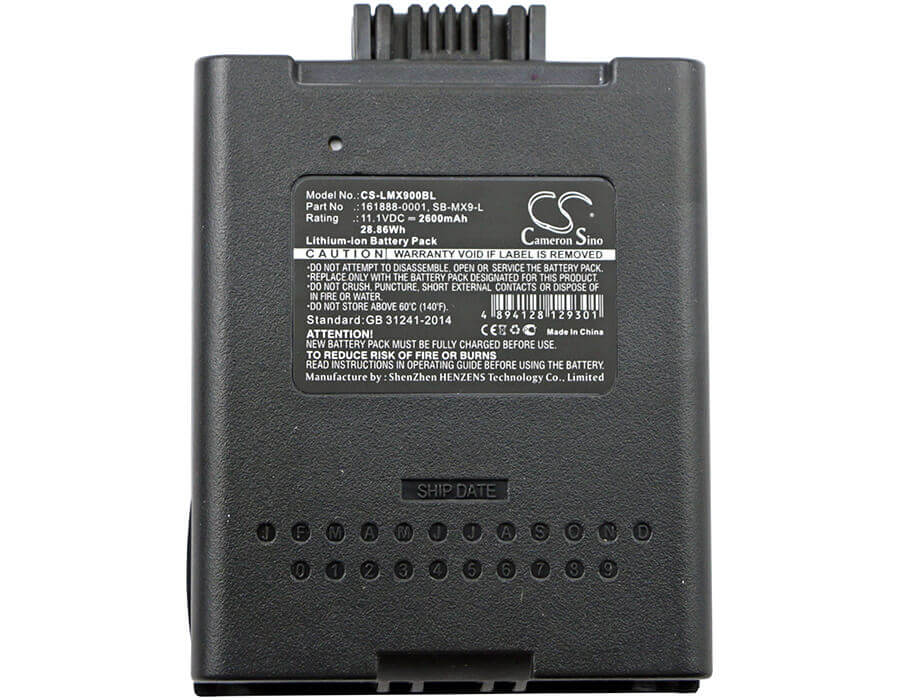 Barcode Scanner Battery For Honeywell Mx9383, Mx9382, Mx9381 11.1v, 2600mah - 28.86wh Barcode Scanner Cameron Sino Technology Limited