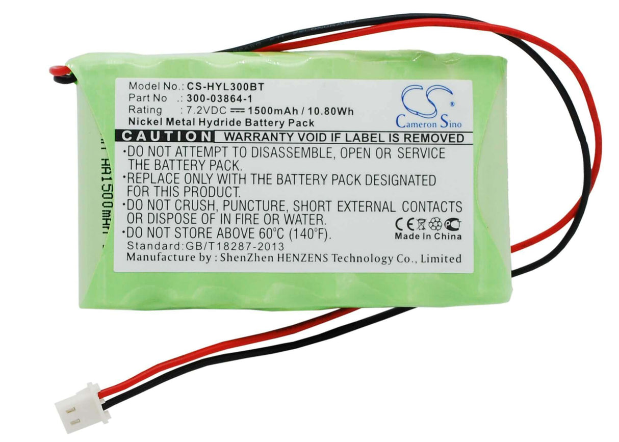 Cameron Sino CS-HYL300BT Battery for Honeywell ADT Lynx Alarm Systems 1500mAh Alarm System Cameron Sino Technology Limited