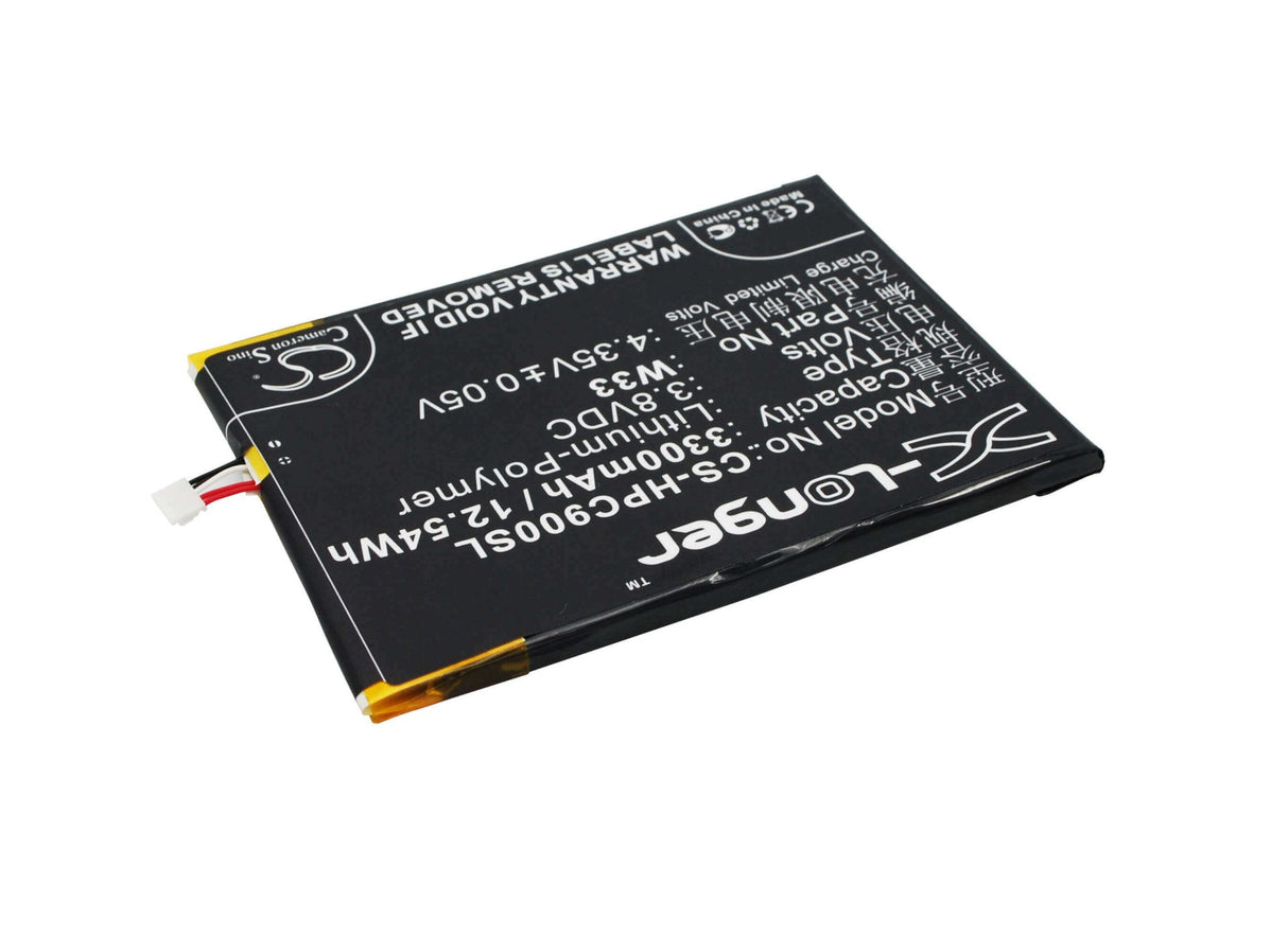 3.8V, Li-Polymer, 3300mAh, SmartPhone battery fits Honphone, W33, C900, W33, 12.54Wh Mobile, SmartPhone Cameron Sino Technology Limited (Suspended)