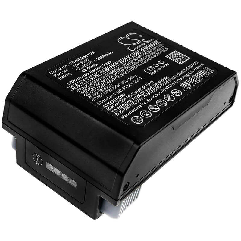 20.0V, Li-ion, 2000mAh, Vacuum battery fits Hoover, Vax, B07q3shzl3, B07q6zhx5r, B07q9mdwqh, 40.00Wh Vacuum Cameron Sino Technology Limited