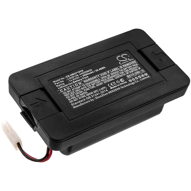 Vacuum battery for Hoover, Bh71000, Quest 1000 14.8v, 2600mah - 38.48wh Vacuum Cameron Sino Technology Limited
