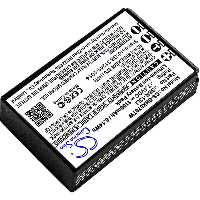 Two Way Radio battery For Horizon, Hx870, Hx870e, Standard Horizon 7.4v, 1100mah - 21.00wh Two-Way Radio Cameron Sino Technology Limited