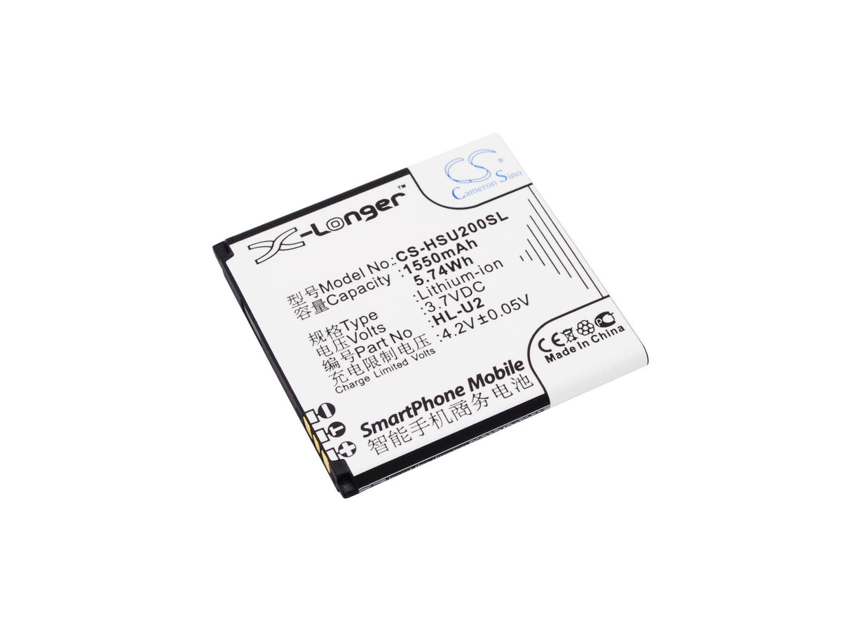 Battery For Hosin U2 3.7v, 1550mah - 5.74wh Batteries for Electronics Cameron Sino Technology Limited (Suspended)