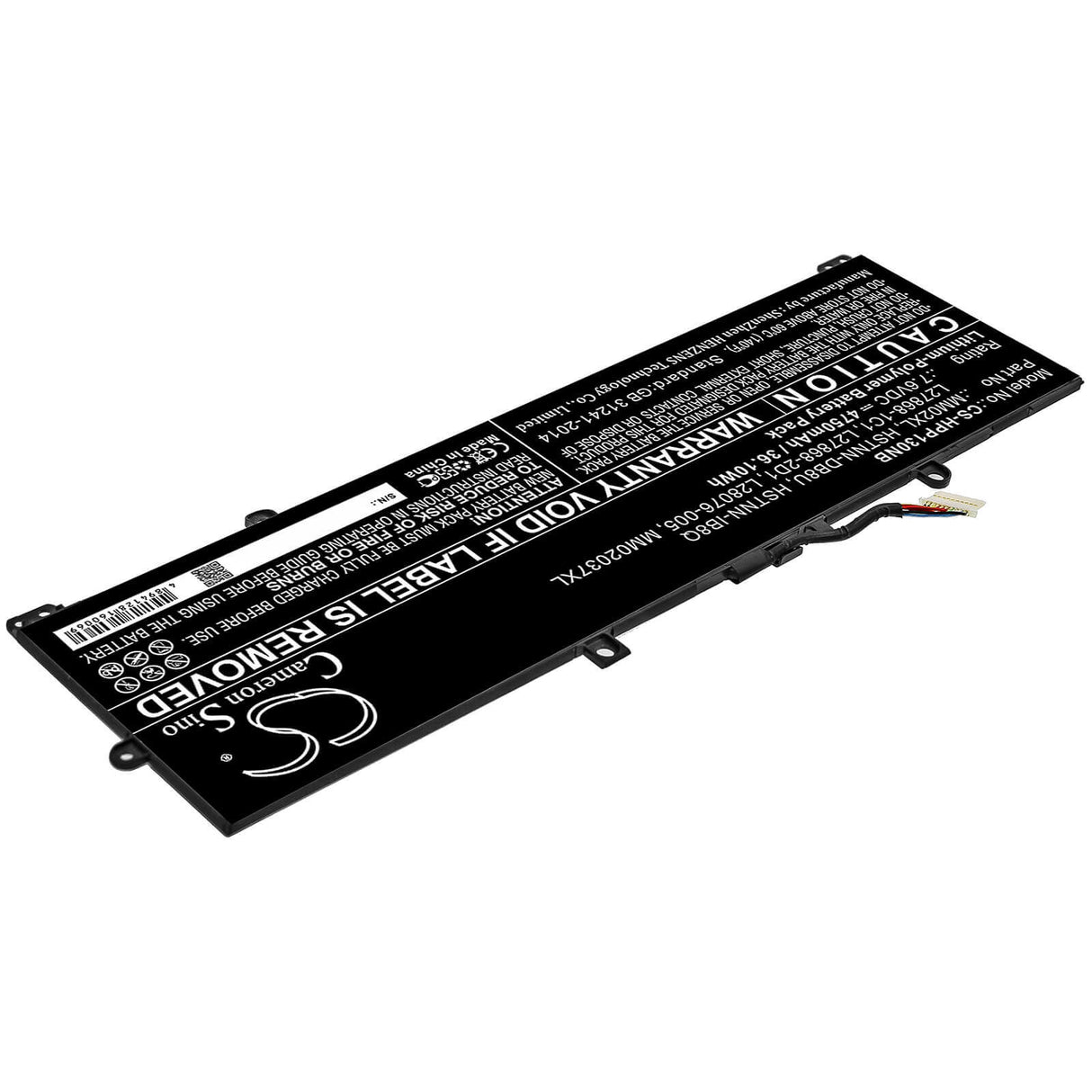 Batterie pour HP, 13-an0006tu, Pavilion 13-an0000ne, Pavilion 13-an0000nh 7.6v, 4750mah - 36.10wh Notebook, ordinateur portable Cameron Sino Technology Limited