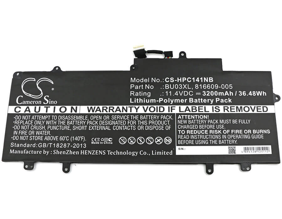 Batterie pour Hp, 14-ak010nr, 14-ak013dx, Chromebook 14 G4, Chromebook 14 11.4v, 3200mah - 36.48wh Notebook, Laptop Cameron Sino Technology Limited